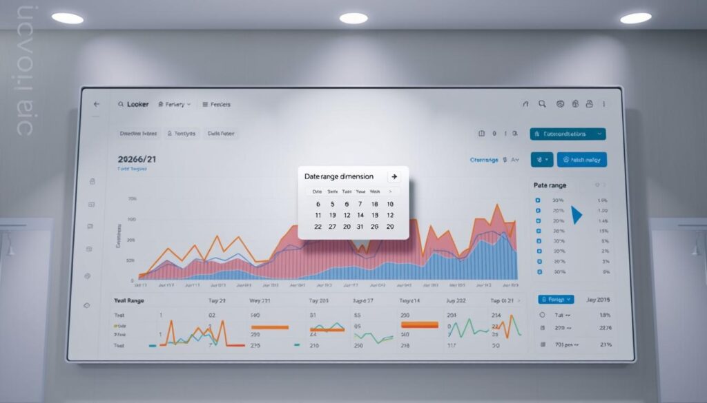 date range dimention in looker